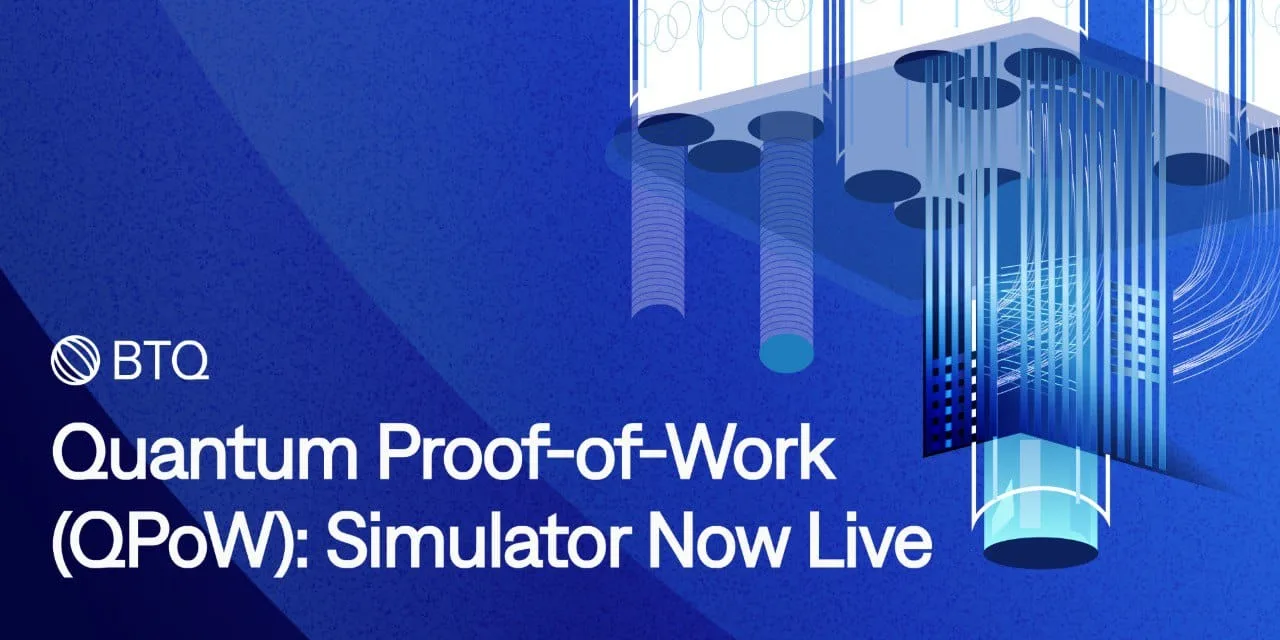 Quantum Proof-of-Work (QPoW): Simulator Now Live